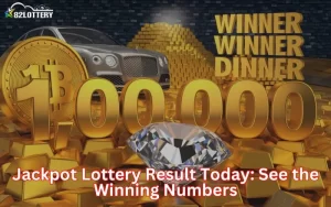 jackpot lottery result today
